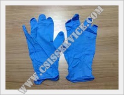 ถุงมือไนไตร์ / Nitrile glove  สีขาว สีฟ้า สีเขียว สีม่วง หนา 4,5,6 มิล