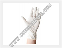 ถุงมือไนไตร์ / Nitrile glove  สีขาว สีฟ้า สีเขียว สีม่วง หนา 4,5,6 มิล